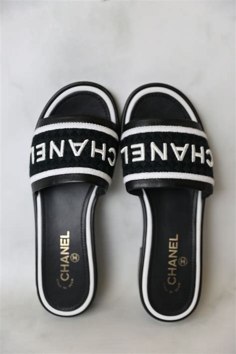 chanel see through slides|Sandals .